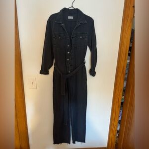 BOYISH black denim jumpsuit